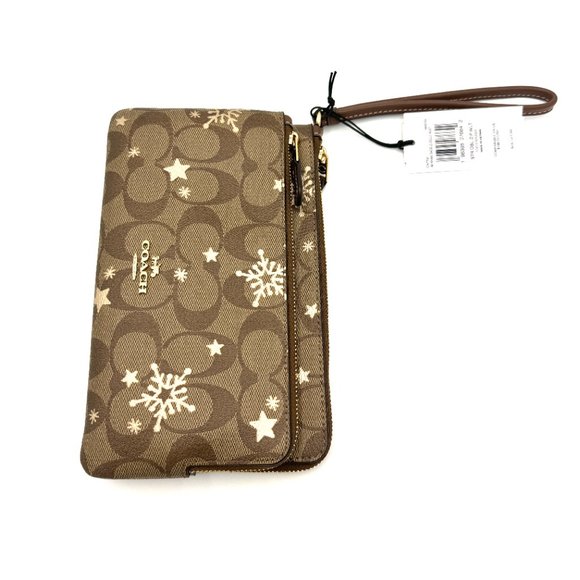 3317 COACH DOUBLE ZIP WALLET - Picture 7 of 8